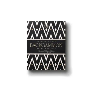 Printworks Spel - Backgammon Lacquered - Zwart