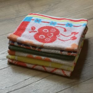 Vintage katoen keukenhanddoek diverse