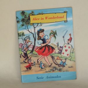 Vintage kinderboekje Alice in Wonderland / De Schildpad en de Haas Serie Animados