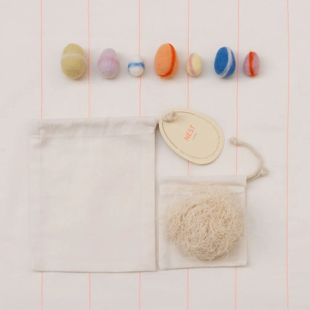 NEST wool eggs - Diverse Kleuren - Afbeelding 2