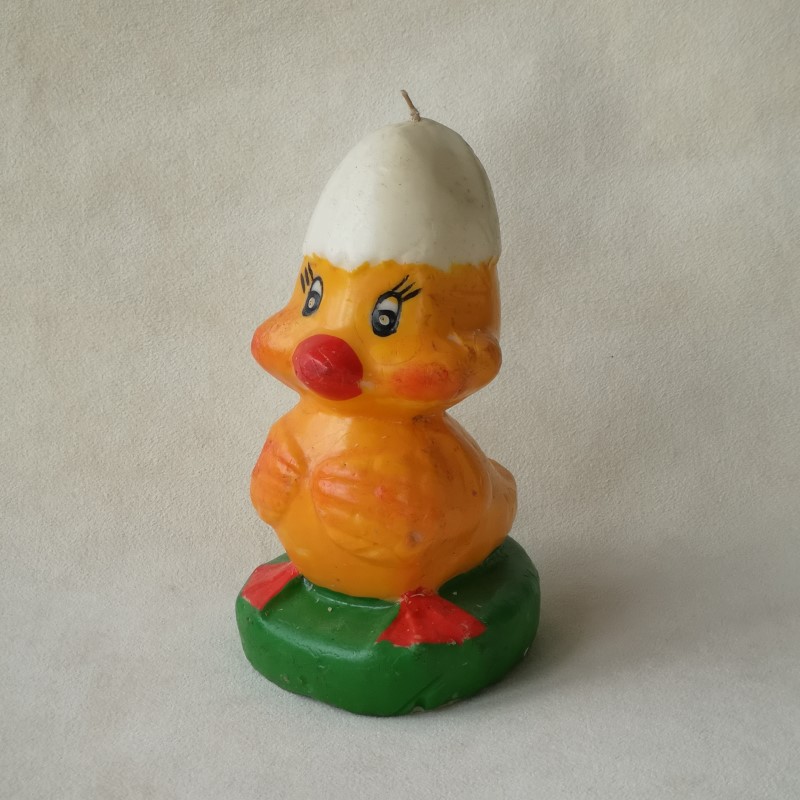Vintage paaskaars kuiken - Afbeelding 2