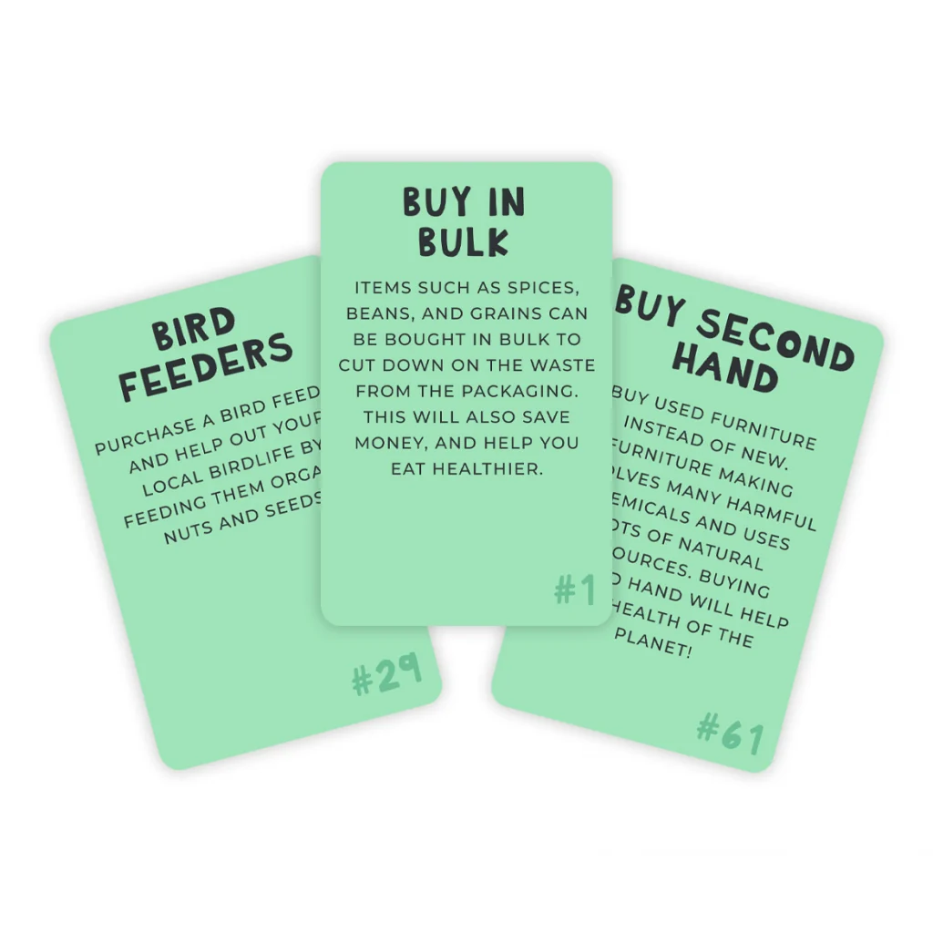 Gift Republic Kaartenset - 100 Ways To Save The Planet - Afbeelding 3