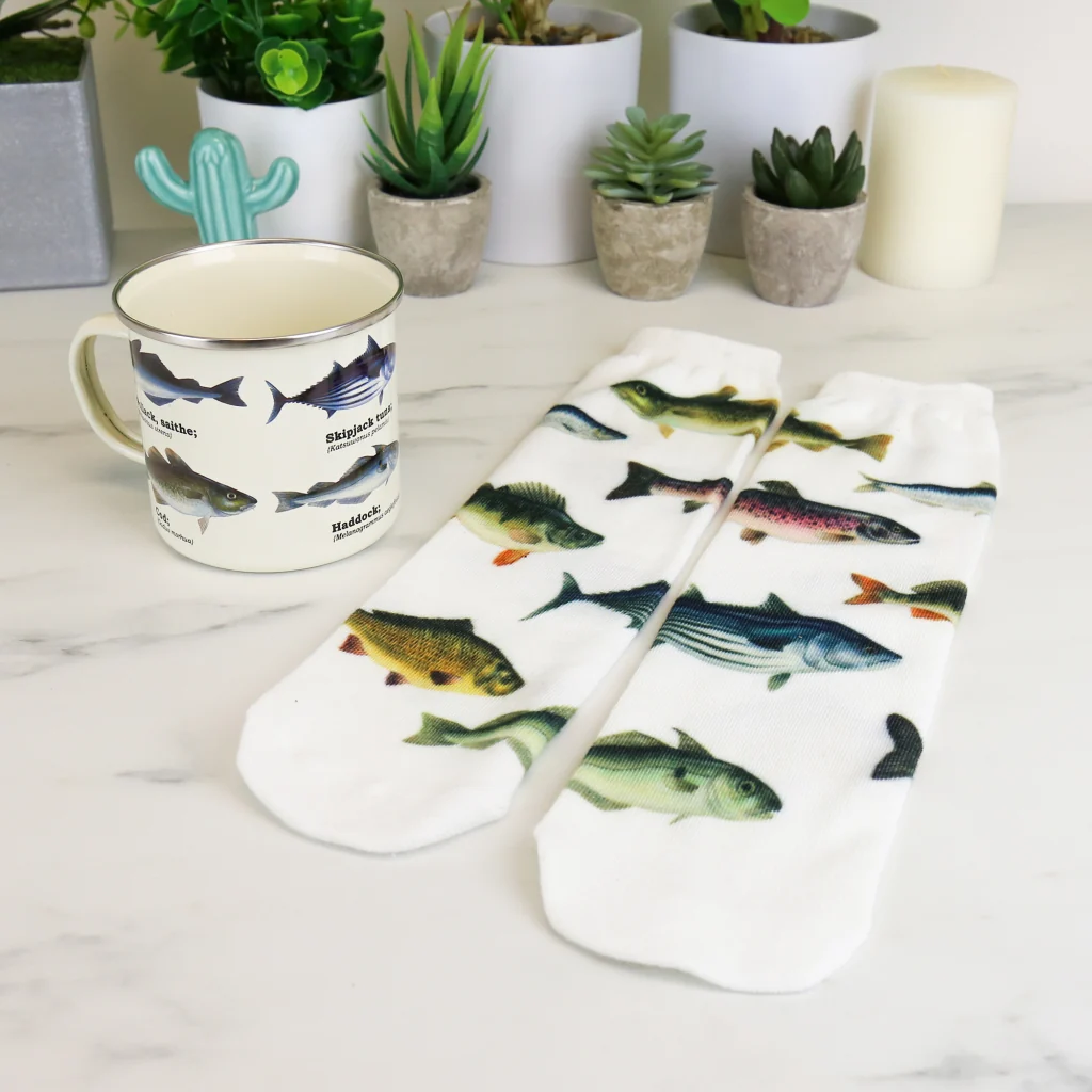 Gift Republic Mok & Sokken - Fish - Afbeelding 3