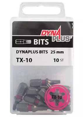 DYNAPLUS SCHROEFBIT 25MM TX-10 ROZE