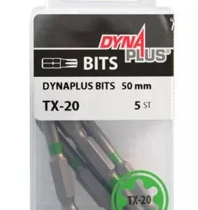 DYNAPLUS SCHROEFBIT 50MM TX-20 GROEN