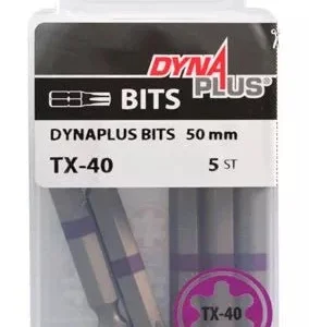 DYNAPLUS SCHROEFBIT 50MM TX-40 PAARS