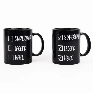 Gift Republic Mok warmtegevoelig - Heat Reveal Mug - Super Dad