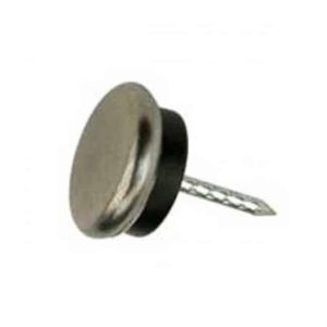 Glijnagel, staal verzinkt rubber buffer 20 mm per 4 stuks