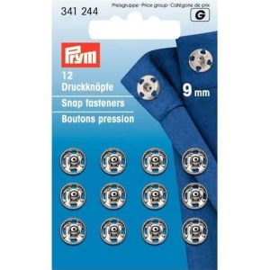 Prym Drukkers Zilver 9mm (krt)