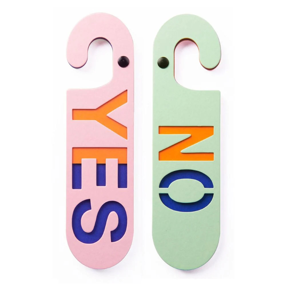 Deurhanger - Yes / No - Diverse Kleuren - Afbeelding 8