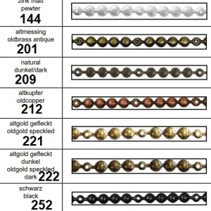 Siernagelstrip 1 meter 9.5mm